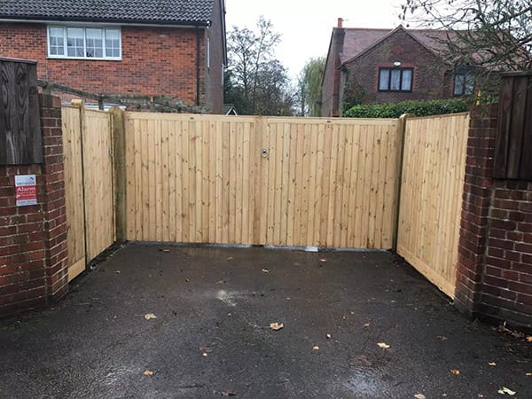 driveway gates installed in petersfield